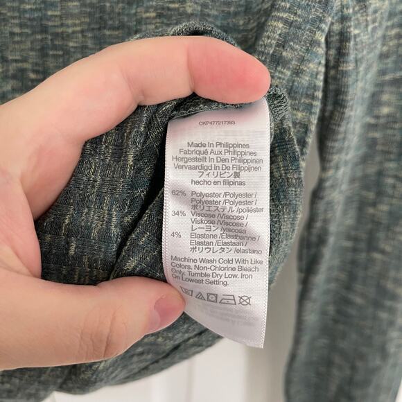 Madewell Turtleneck Long Sleeve Tee in Nighttime - Picture 4 of 6